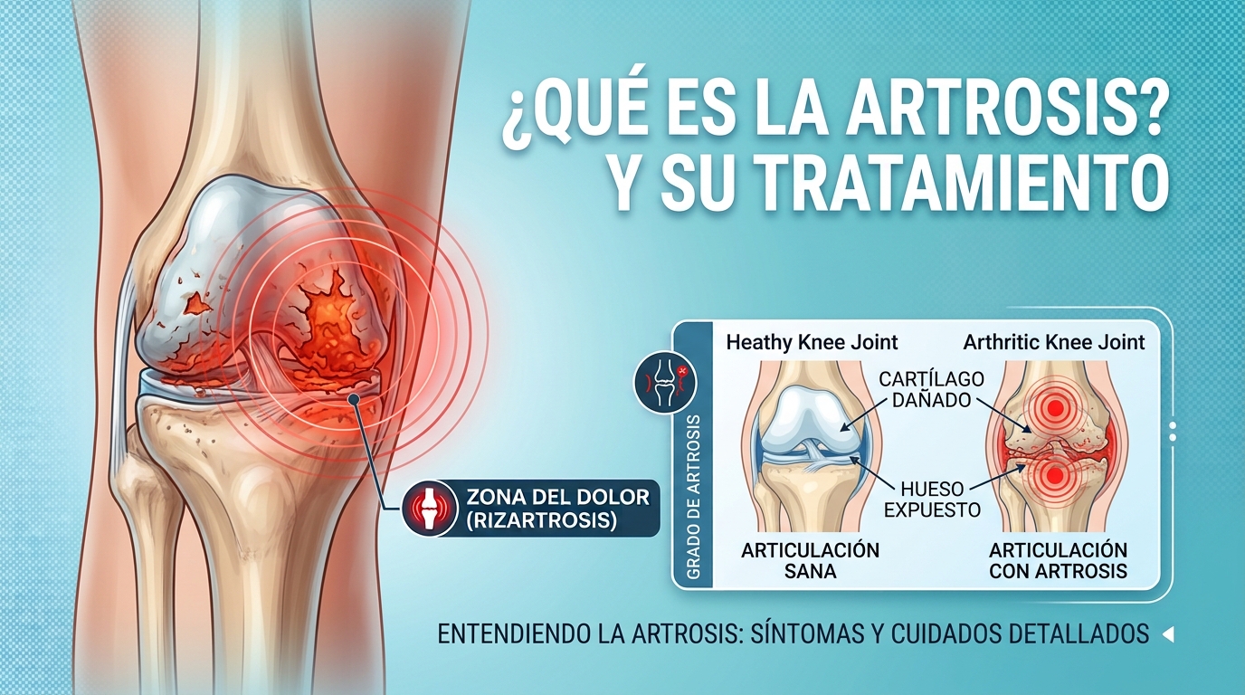 ¿Qué es la artrosis? ¿Cuál es su tratamiento?