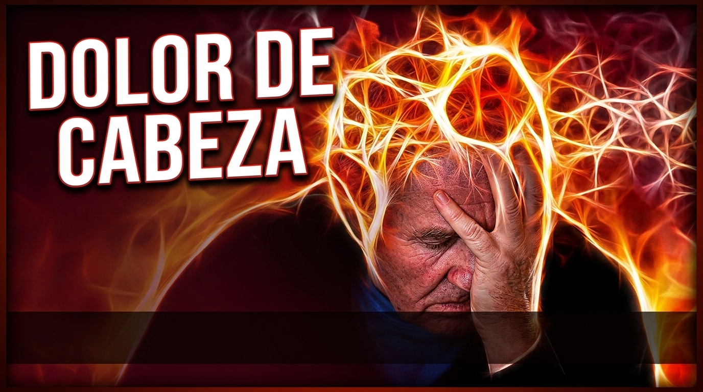 El dolor de cabeza (cefalea).