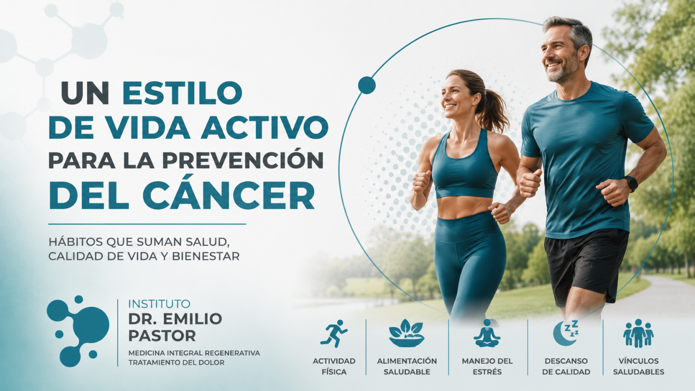 Un estilo de vida activo para la prevención del cáncer.
