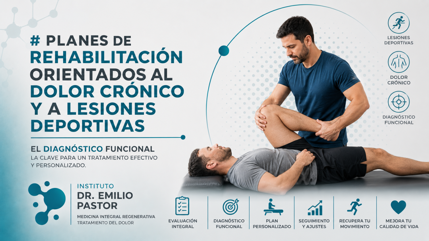 Planes de rehabilitación orientados al dolor crónico y a lesiones deportivas. El diagnóstico funcional.