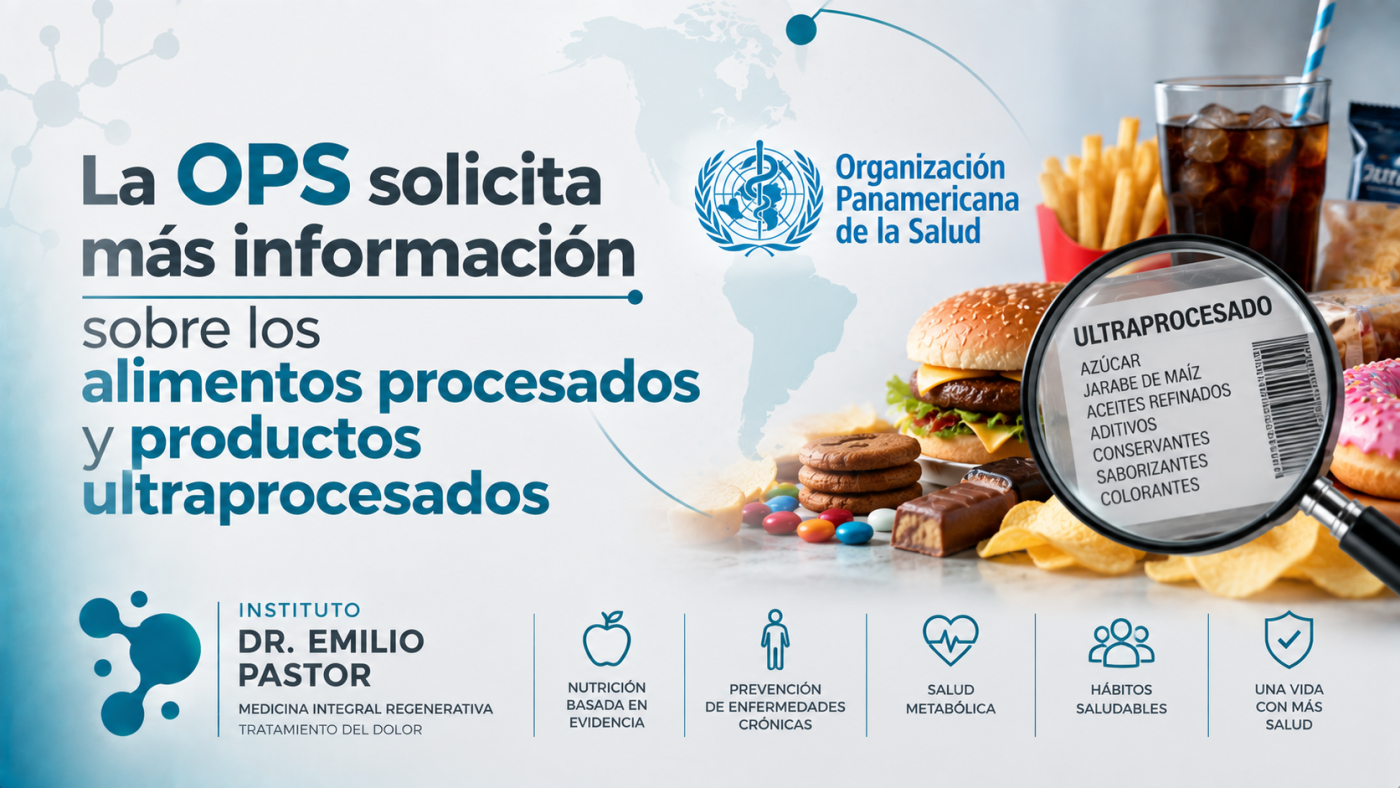 La OPS solicita más información sobre los alimentos procesados y productos ultraprocesados