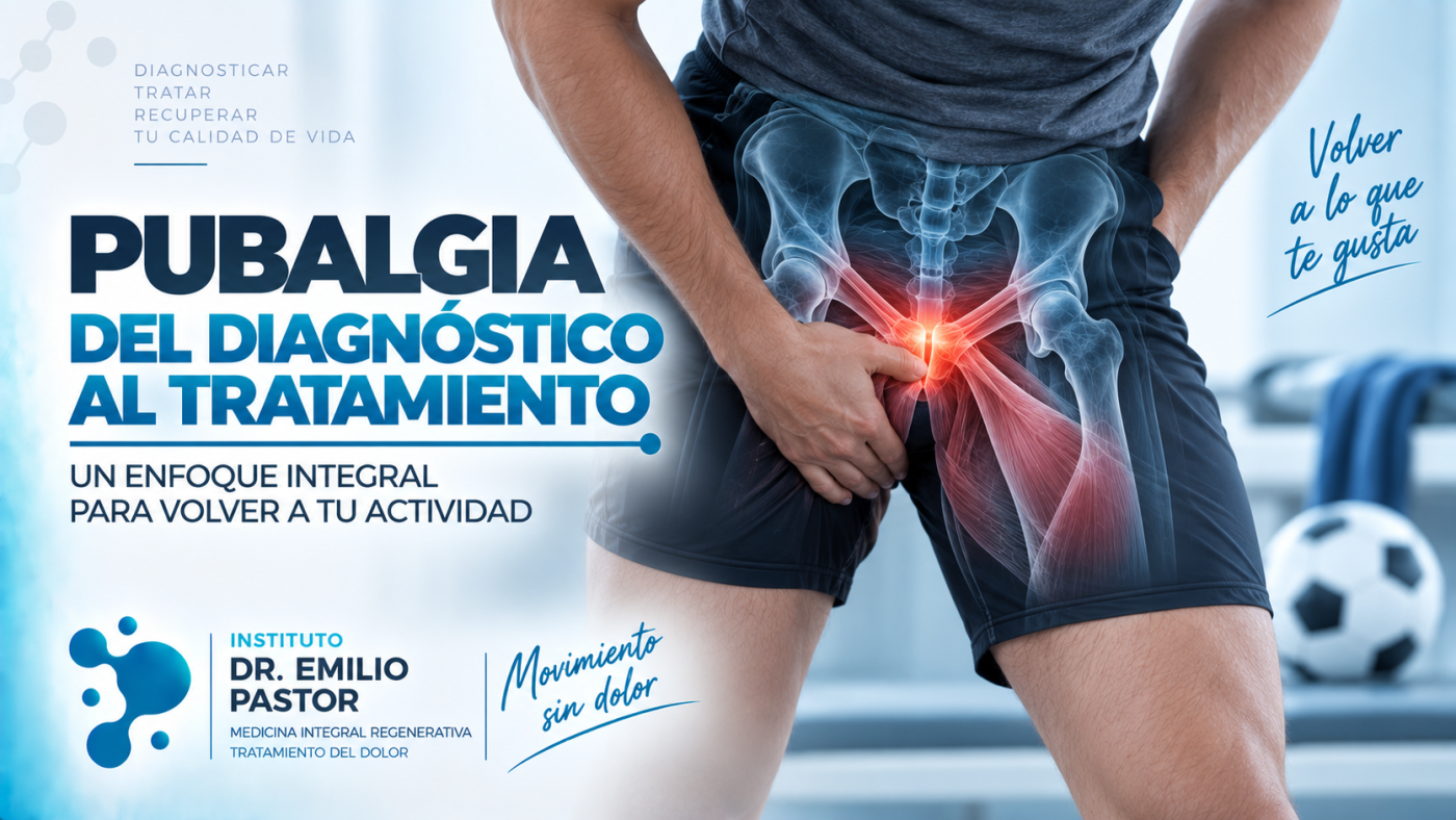 Pubalgia. El dolor en el pubis. Del diagnóstico al tratamiento.