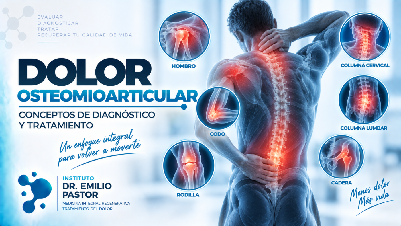 Dolor osteomioarticular: conceptos de diagnóstico y tratamiento. Entrevista para Ed. Océano