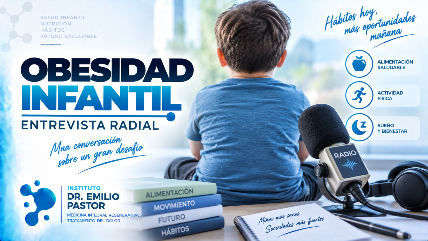 Obesidad infantil. Entrevista radial.