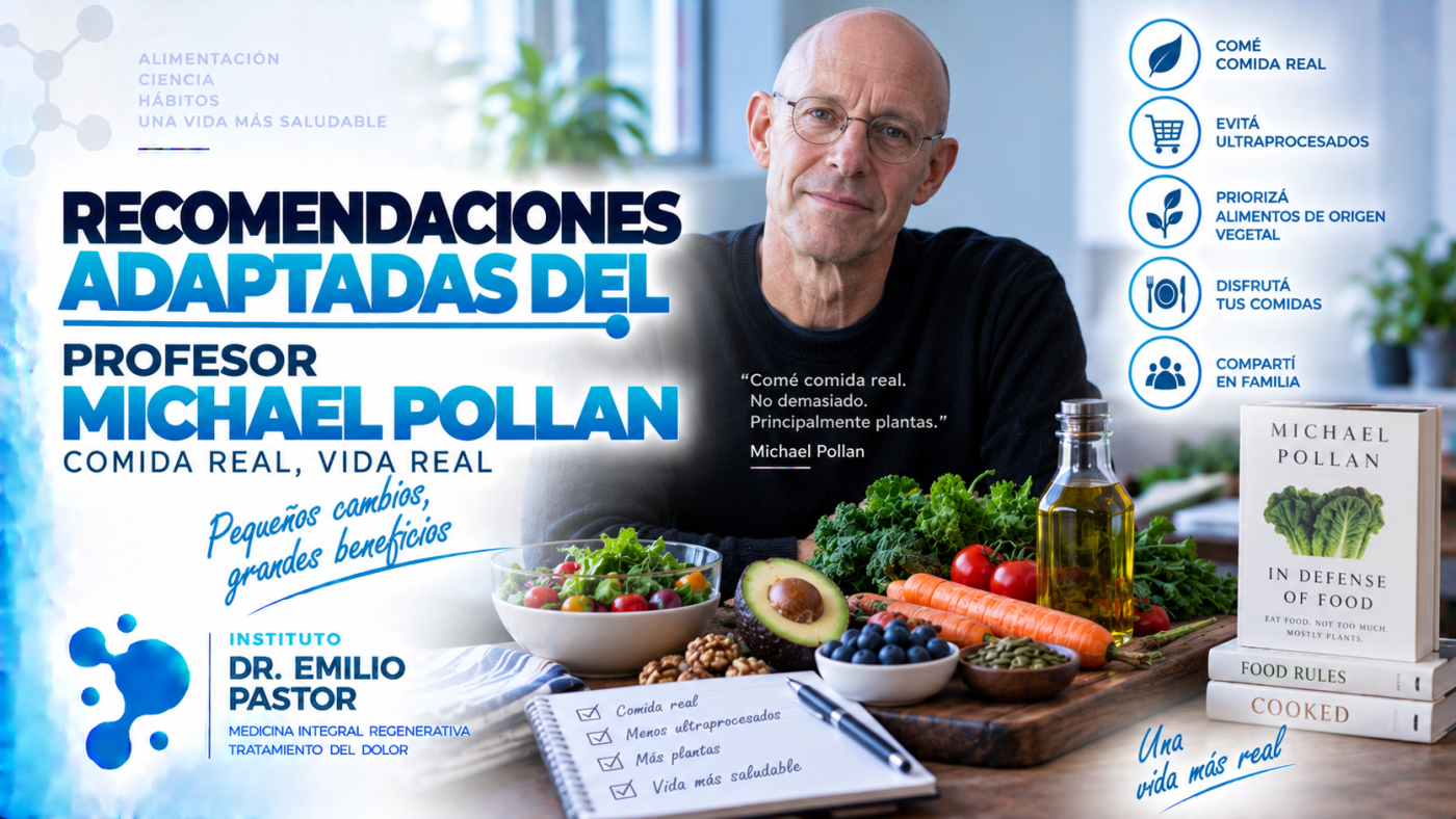 Recomendaciones adaptadas del Profesor Michael Pollan
